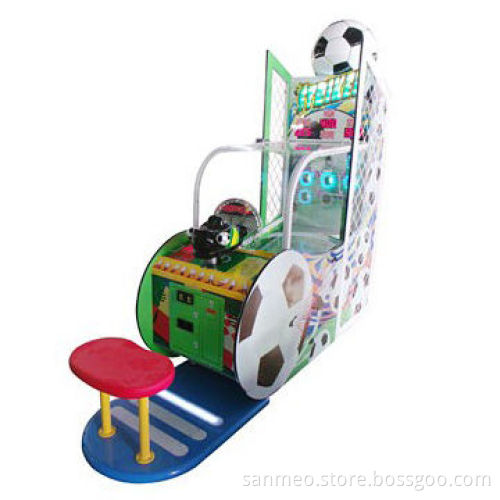 Soccer game machine for coin-operated games